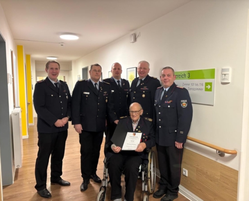 Heiner Rohde, KBM Arno Rauer, Stellv. KBM Stefan Abshof, Hans Stör, Stellv. KBM Franz-Josef Nording, Ulli Lade